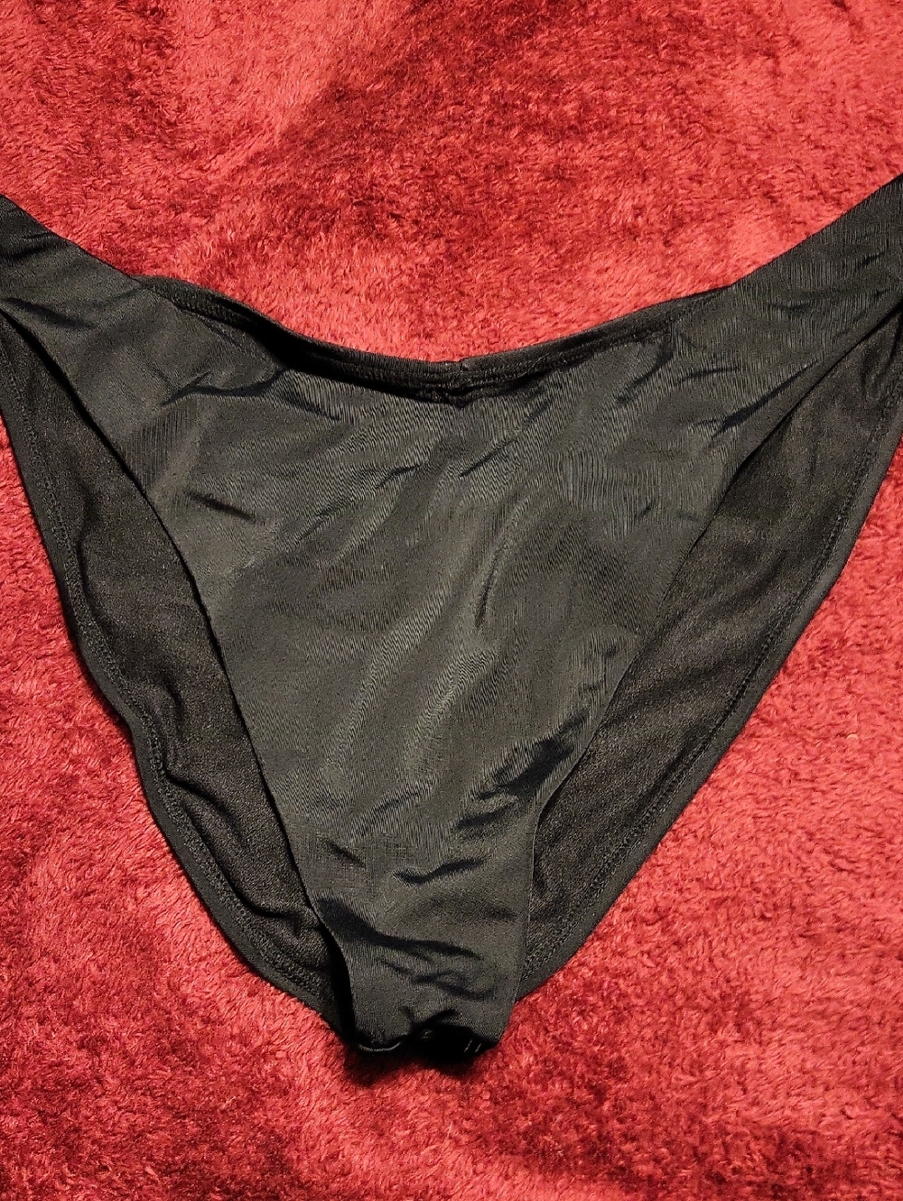 Swimsuits For All Black High-Cut Bikini Bottom